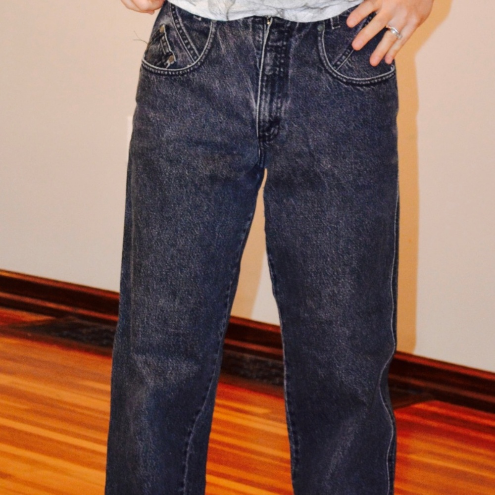 Vintage Black Zena Mom Jeans